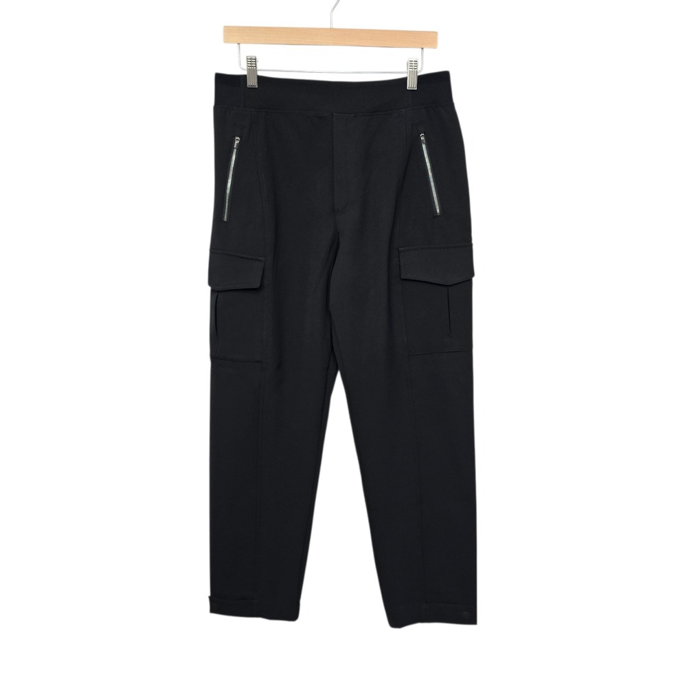 Athleta Hiking Pants Black Women Size 10 Tapered Utility Stretch Outdoor